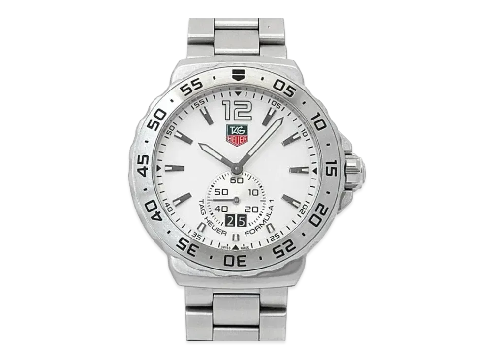 TAG Heuer Formula 1 Grand Date "White/Stainless Steel/Silver"