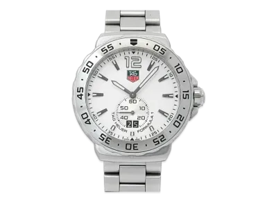 TAG Heuer Formula 1 Grand Date "White/Stainless Steel/Silver"
