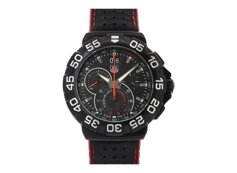 TAG Heuer Formula 1 Grand Date Chrono "Black/Red/Stainless Steel"