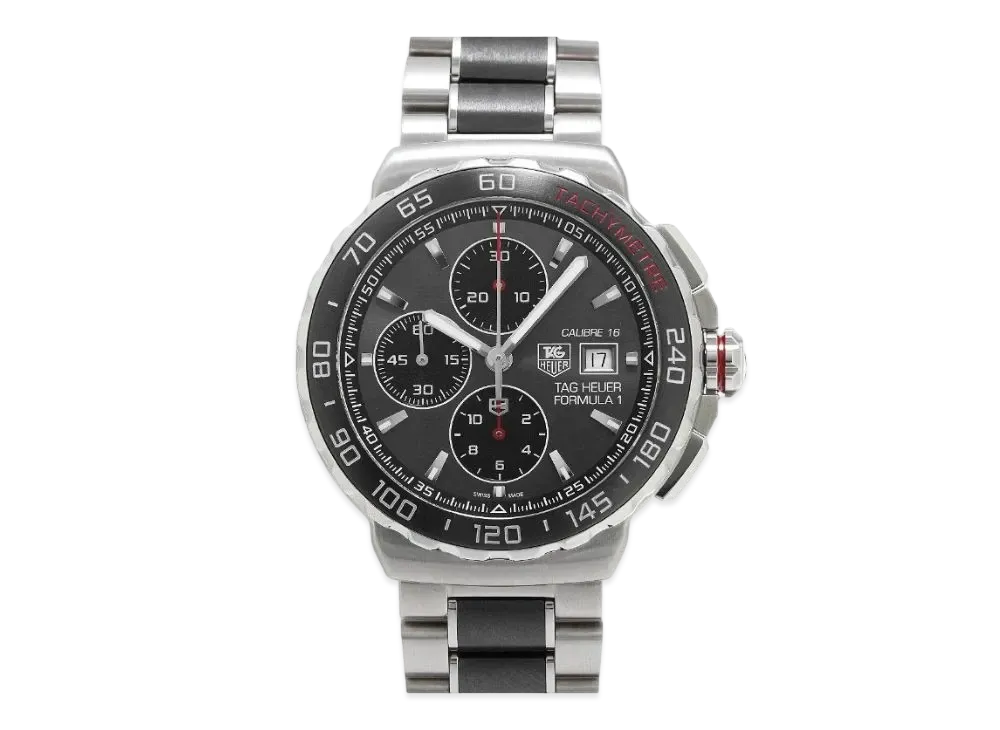 TAG Heuer Formula 1 Caliber 16 Chronograph "Gray/Black/Stainless Steel/Silver"