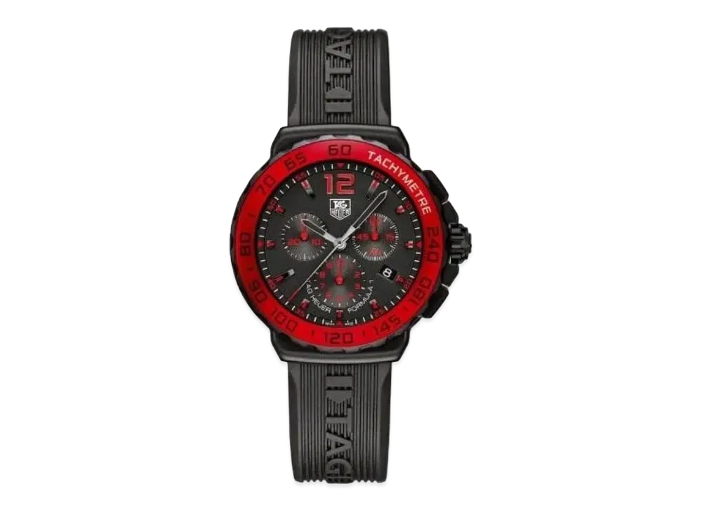 TAG Heuer Formula 1 Quartz Chronograph "Black/Red/Stainless Steel/Black"