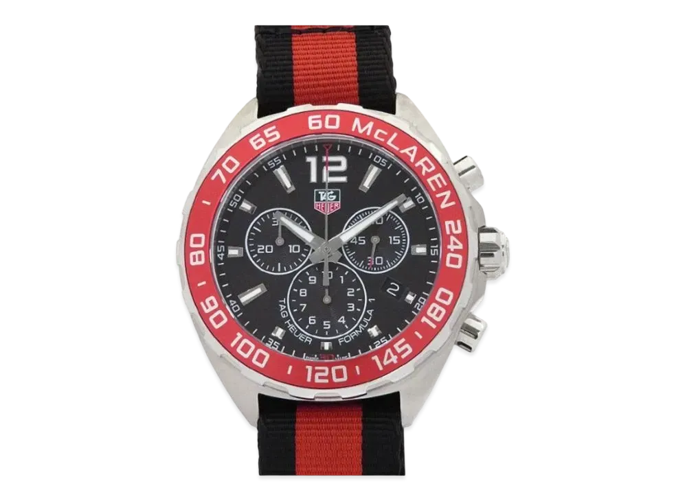 TAG Heuer Formula 1 Chronograph McLaren Limited "Black/Red/Stainless Steel"
