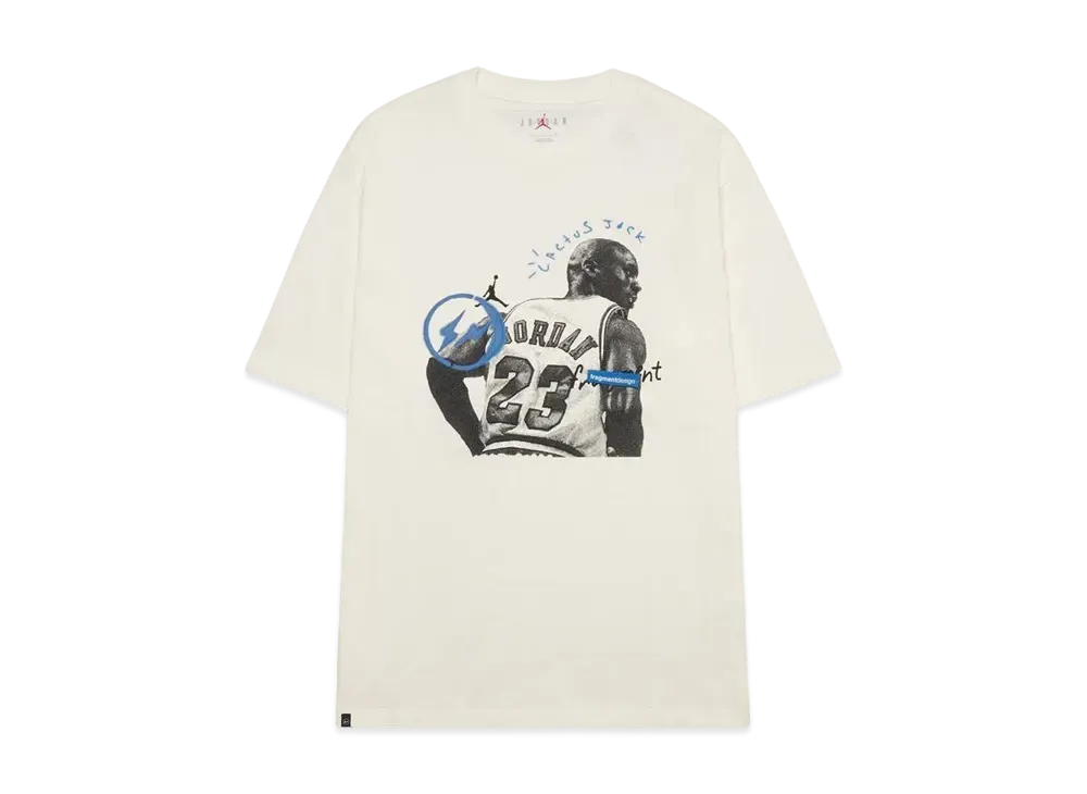 Air Jordan Travis Scott Fragment Tee "White"