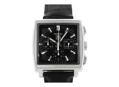 TAG Heuer Monaco Chronograph "Black/Stainless Steel"