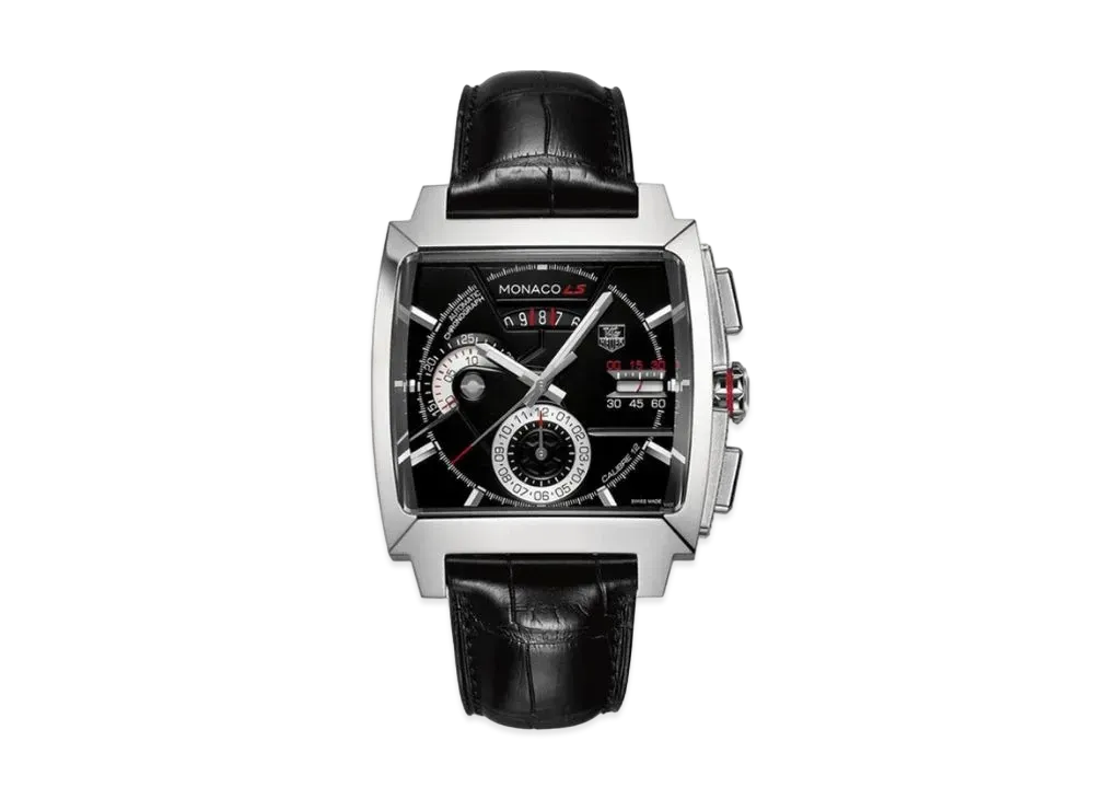 TAG Heuer Monaco LS Caliber 12 Chronograph "Black/Stainless Steel"