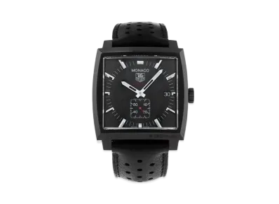 TAG Heuer Monaco Caliber 6 "Black/Stainless Steel/Black/Red"