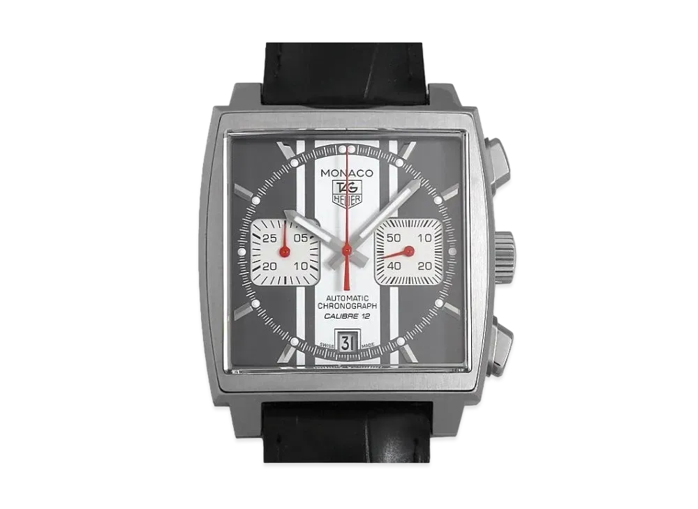 TAG Heuer Monaco Chronograph Caliber 12 Boutique Edition "Gray/Stainless Steel/Black"
