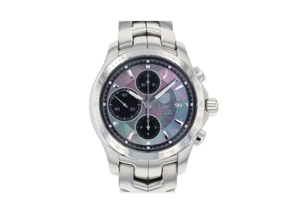 TAG Heuer Link Moon Pearl "Black/Stainless Steel/Silver"