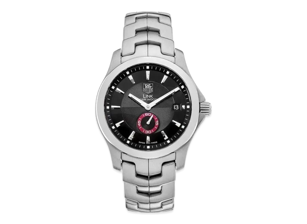 TAG Heuer Link Tiger Woods Model "Black/Stainless Steel/Silver"