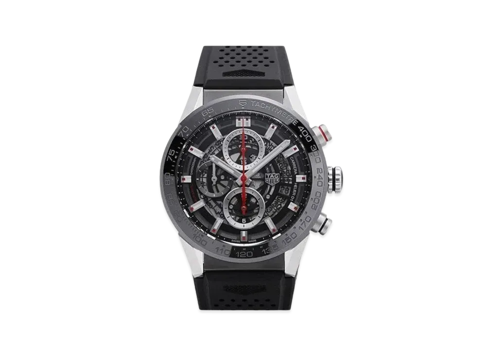 TAG Heuer Carrera Caliber Heuer 01 Chronograph "Black/Stainless Steel"