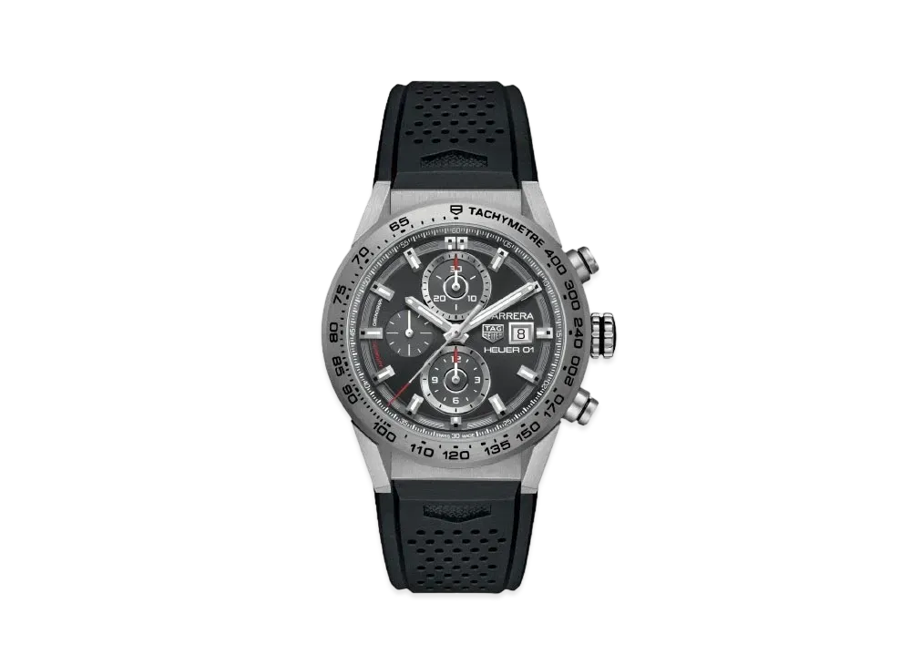 TAG Heuer Carrera Caliber Heuer 01 Chronograph "Gray/Titanium"