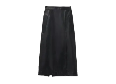Alexander McQUEEN Leather Pencil Skirt "Black"