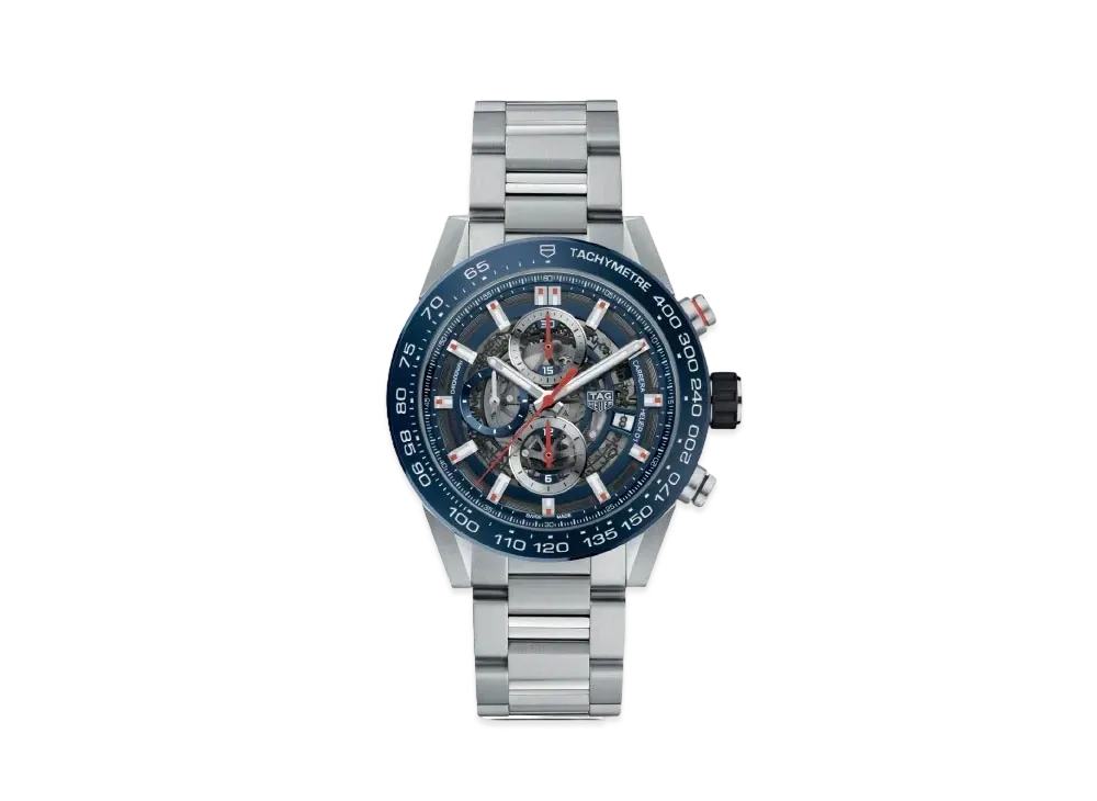 TAG Heuer Carrera Caliber Heuer 01 Chronograph "Blue/Stainless Steel"