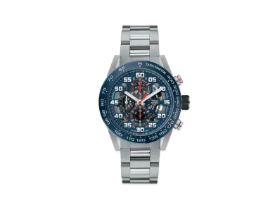 TAG Heuer Carrera Caliber Heuer 01 Chronograph Red Bull Racing "Blue/Stainless Steel"
