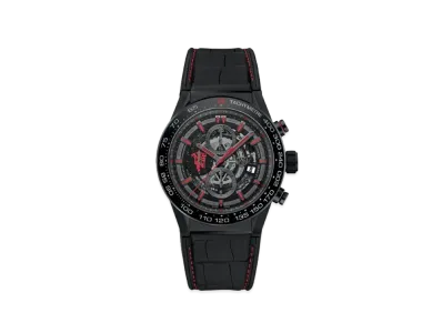 TAG Heuer Carrera Caliber Heuer 01 Manchester United "Black/Stainless Steel"