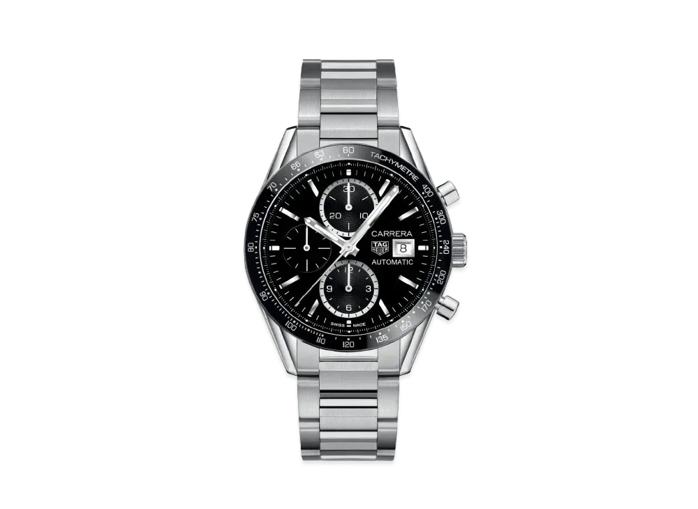 TAG Heuer Carrera Chronograph Caliber 16 "Black/Stainless Steel"