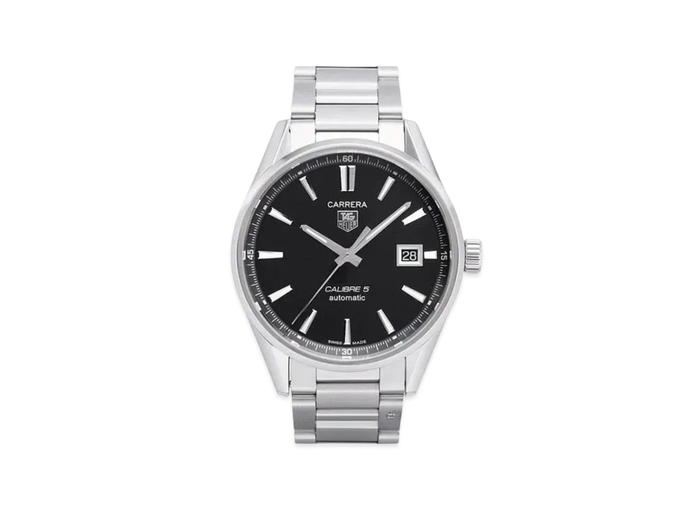 TAG Heuer Carrera Caliber 5 "Black/Stainless Steel"