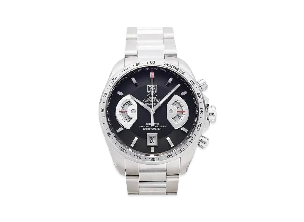 TAG Heuer Grand Carrera Chronograph Caliber 17RS "Black/Stainless Steel"