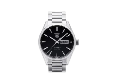 TAG Heuer Carrera Caliber 5 Day-Date "Black/Stainless Steel"