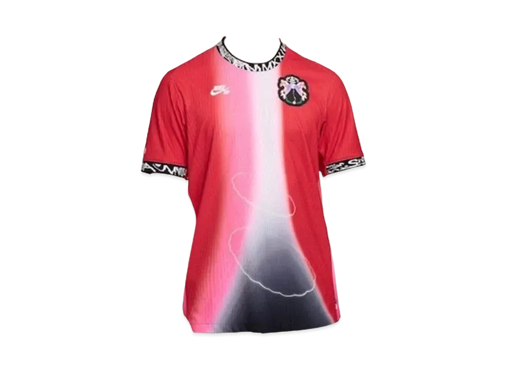 Nike SB FederationKit & Agnostic Collection Men's Dri-FIT ADV Short Sleeve Skate Jersey "University Red/Black/White"