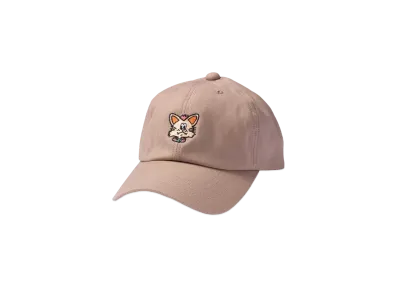 VAULTROOM Key Cat One Point Cap "Beige"