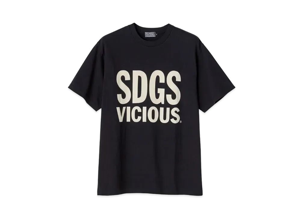 HYSTERIC BOOTLEG x THE FLWRS x Love Buzz SDGS Vicious Tee "Black"