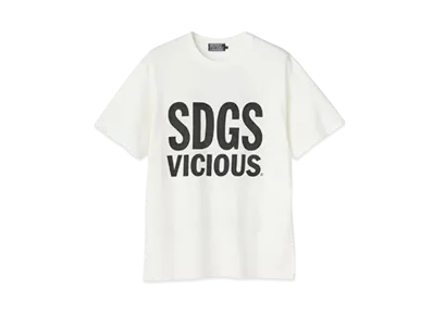 HYSTERIC BOOTLEG x THE FLWRS x Love Buzz SDGS Vicious Tee "White"