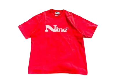 9090 Dot Nine Logo Tee "WASH RED"