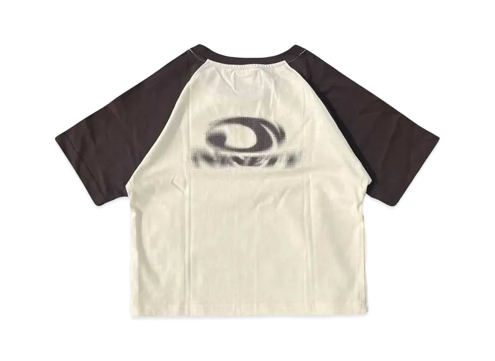 9090 Motion Heisei Logo Raglan Tee "BROWN"