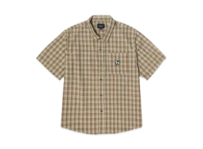 HUF H Star Plaid Shirt "Putty"