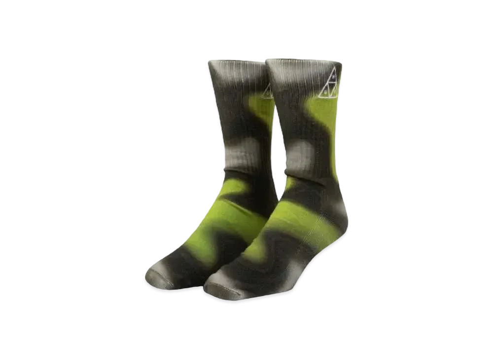 HUF Space Dust Digital Crew Socks "Brown"