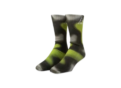 HUF Space Dust Digital Crew Socks "Brown"