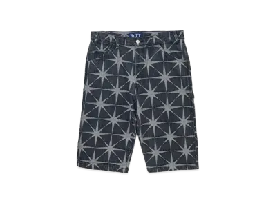 BoTT Sparkle Jacquard Denim Shorts "Washed Black"
