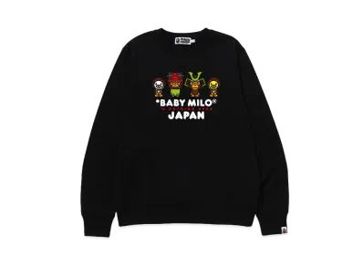 A BATHING APE Baby Milo Japan Crewneck "Black"