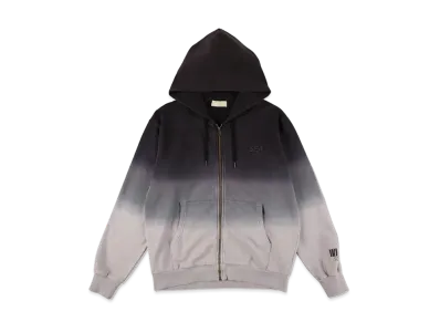 WIND AND SEA Step_Dye Zip-Up Sweat Shirt "Black"
