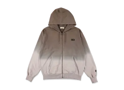WIND AND SEA Step_Dye Zip-Up Sweat Shirt "Charcoal"