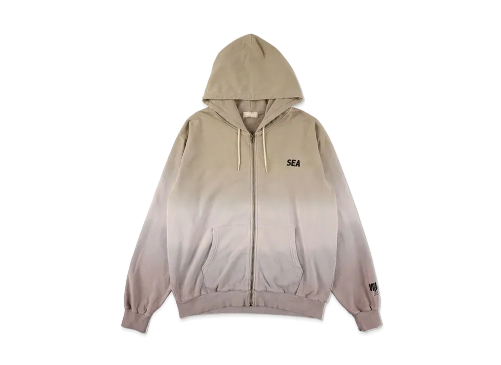 WIND AND SEA Step_Dye Zip-Up Sweat Shirt "Sand"