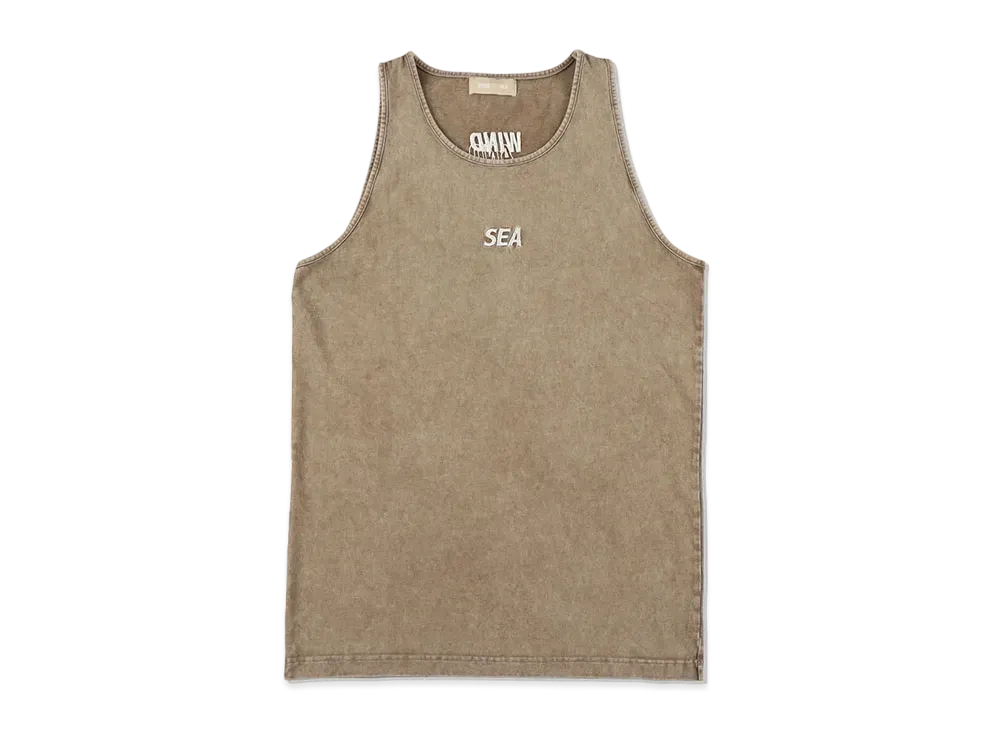 WIND AND SEA Sulfer Faded Tank Top "Sand"