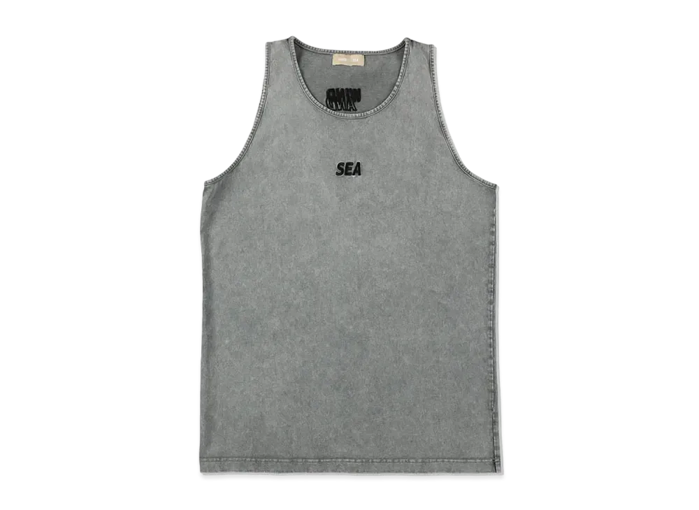 ウィンダンシー サルファーフェイデットタンクトップ "チャコール"