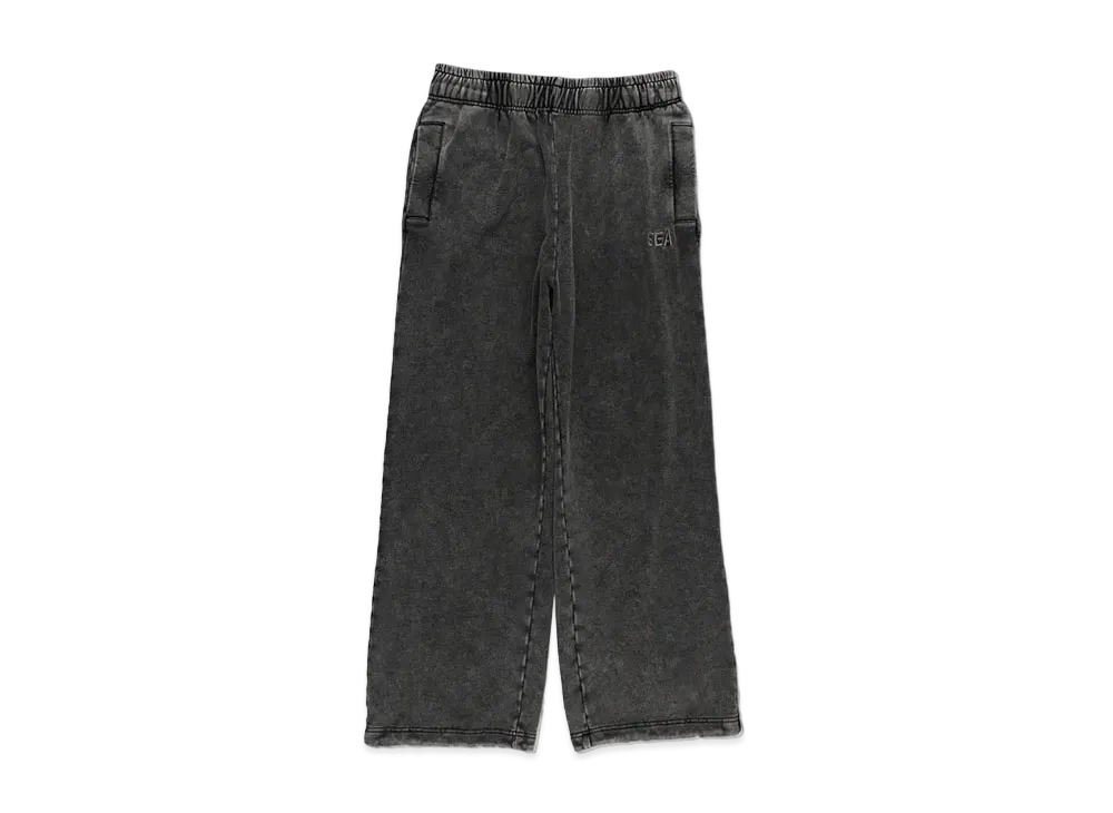 WIND AND SEA Sulfer Faded Baggy Sweat Pant "Black"