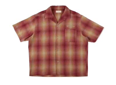 WIND AND SEA Cotton Plaid S/S Shirt "Pink"