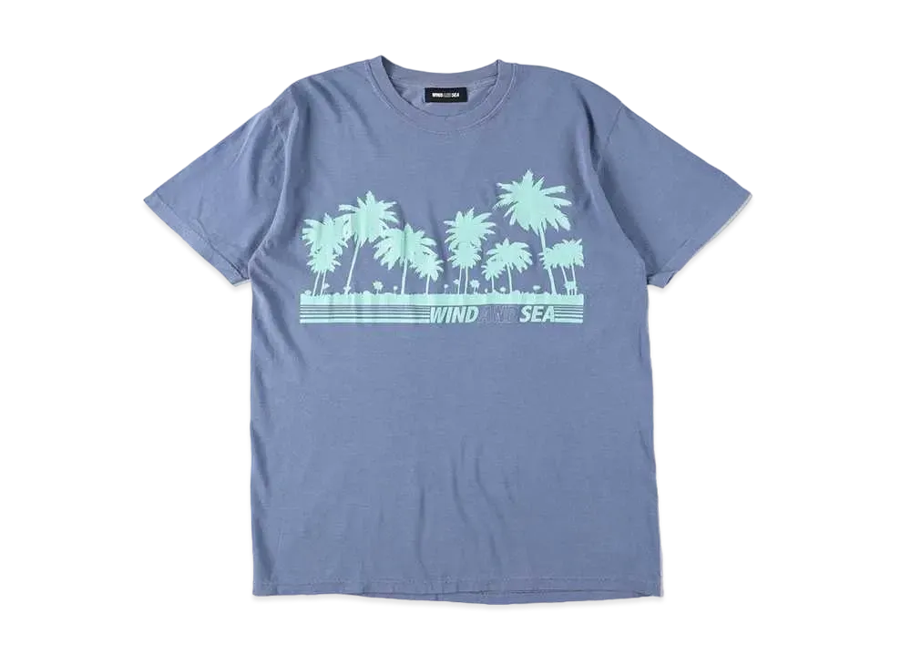 WIND AND SEA Palm Tree S/S Tee "Blue"
