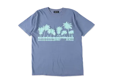 WIND AND SEA Palm Tree S/S Tee "Blue"