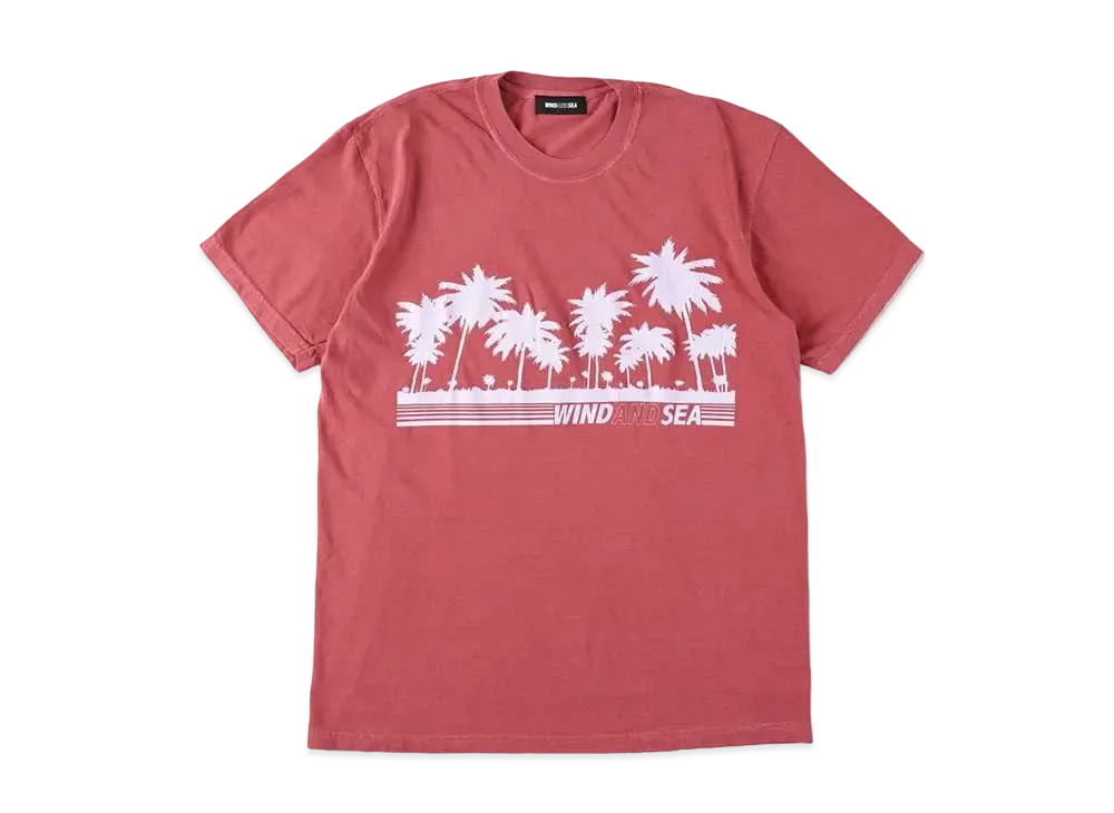 WIND AND SEA Palm Tree S/S Tee "Red"