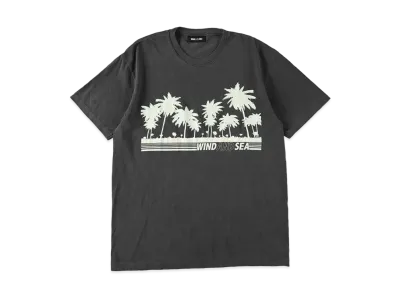 WIND AND SEA Palm Tree S/S Tee "Black"