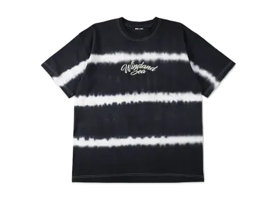 WIND AND SEA Border Tie-Dye S/S Tee "Black"