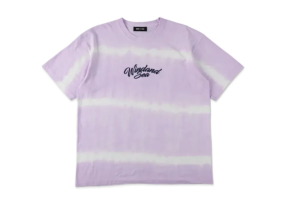 WIND AND SEA Border Tie-Dye S/S Tee "Purple"