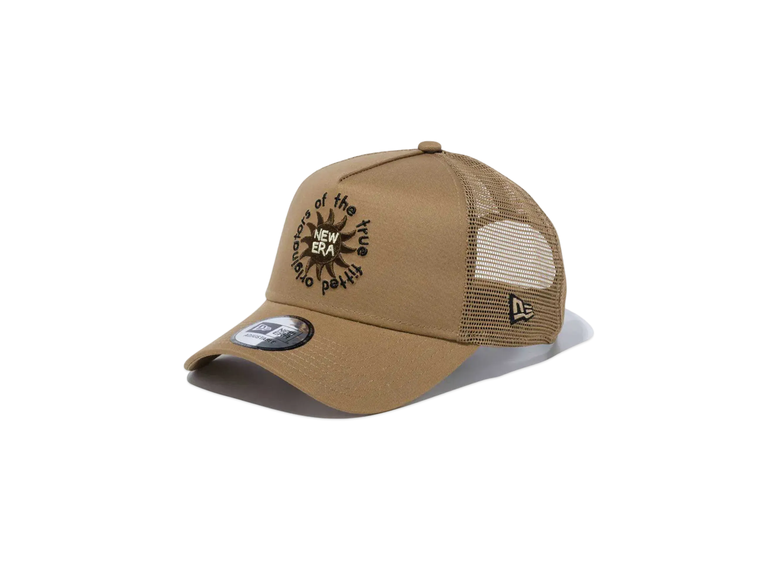 NEW ERA 9Forty A-Frame Tracker Botanical Logo 'New Era Outdoor' "Khaki"