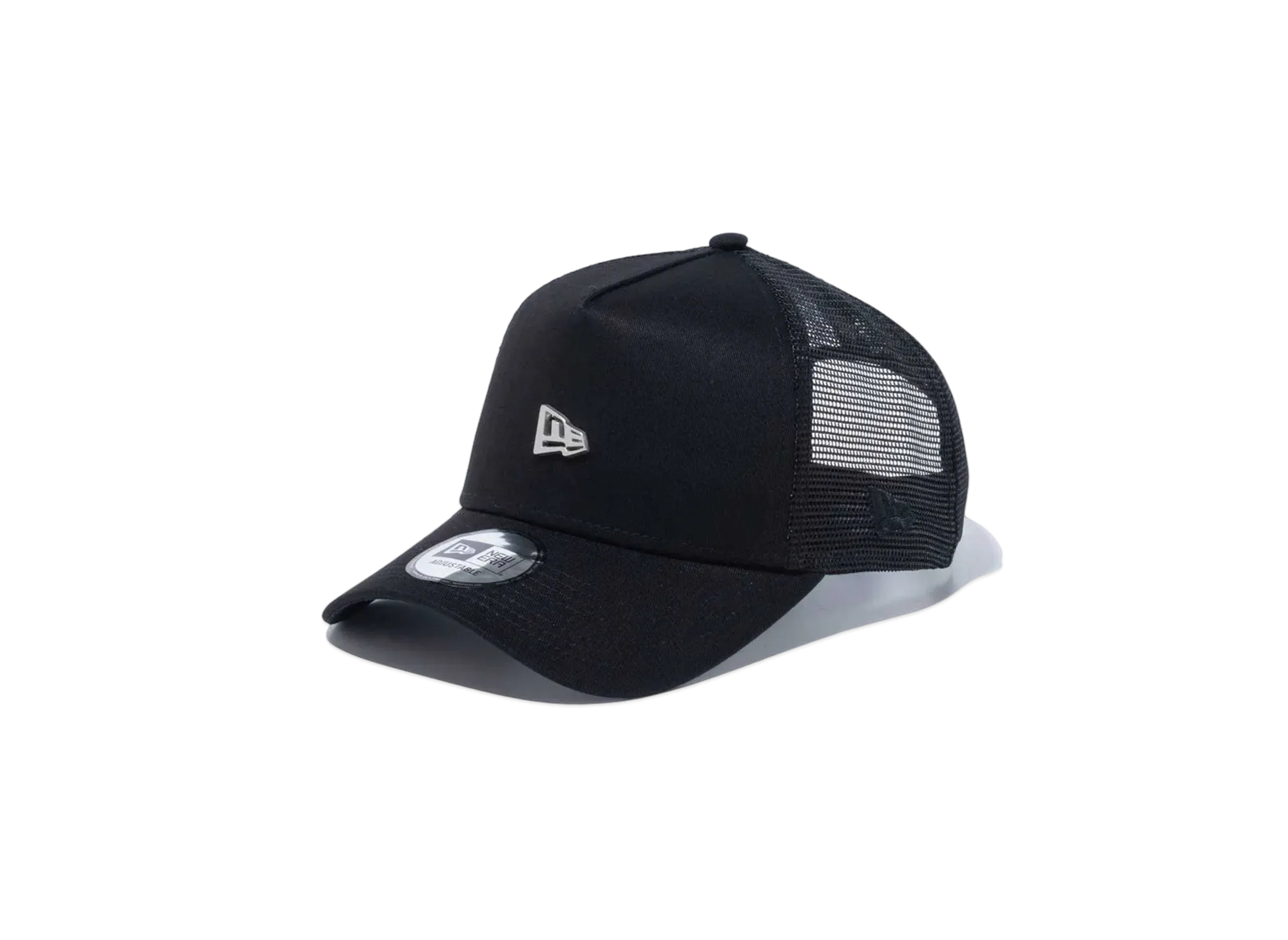 NEW ERA 9Forty A-Frame Tracker Metal Flag "Black/Silver"