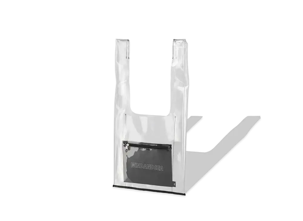 WIND AND SEA Clarity TPU Market Bag "Black"